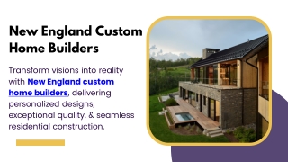 New England Custom Home Builders