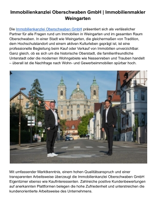 Immobilienkanzlei Oberschwaben GmbH _ Immobilienmakler Weingarten (1)