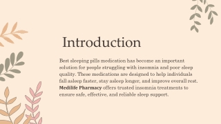 Best Sleeping Pills for Restful Nights Medilife Pharmacy USA