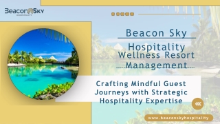 Wellness resort Management