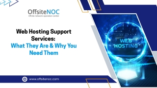 Web Hosting Support Services: What They Are & Why You Need Them