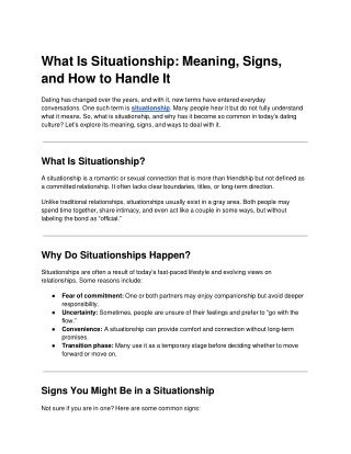 What Is Situationship_ Meaning, Signs, and How to Handle It