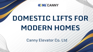 Domestic Lifts for Modern Homes