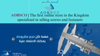 Tapping Screw for Strong Fastening Solutions | AOBSCO