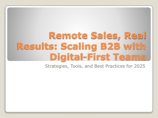 Driving B2B Growth in a Digital-First World