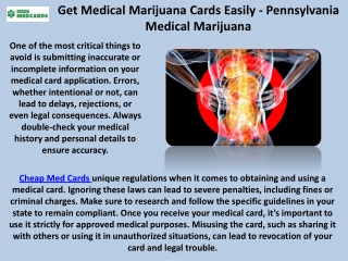 Get Medical Marijuana Cards Easily - Pennsylvania Medical Marijuana