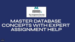 Master Database Concepts with Expert Assignment Help
