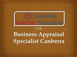 Business Appraisal Specialist Canberra | Trusted Valuers