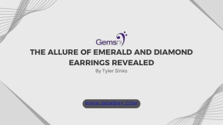 The Allure of Emerald and Diamond Earrings Revealed