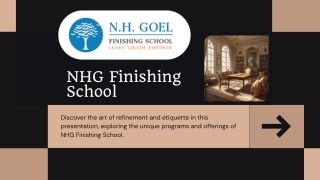 Best Finishing School in India for Personal Grooming & Social Etiquette
