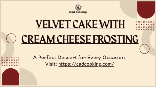 Velvet Cake with Cream Cheese Frosting