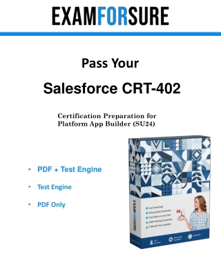 Examforsure CRT-402 Questions and Answers – PDF Download