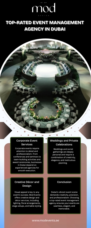 Top-rated event management agency in Dubai