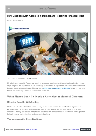 Debt Recovery Agency in Mumbai – Professional & Ethical Collection Services