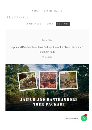 Jaipur and Ranthambore Tour Package