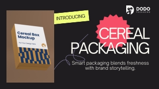 “Cereal Packaging: Fresh, Safe & Eye-Catching Design”