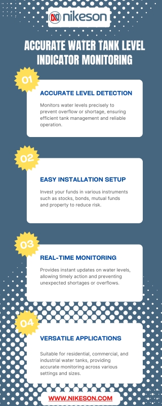 Smart Water Tank Level Indicator for Accurate Monitoring