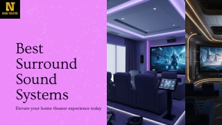 Best Surround sound system for home theatre