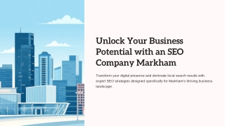 Boost Your Online Visibility with a Top SEO Company Markham