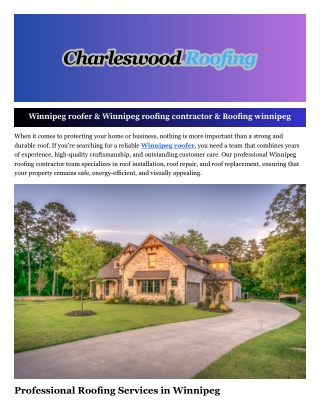 charleswoodroofing.com