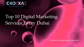 Top 10 Digital Marketing Services Every Dubai Business Needs in 2025