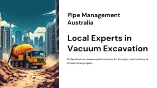 Vacuum Excavation Sydney