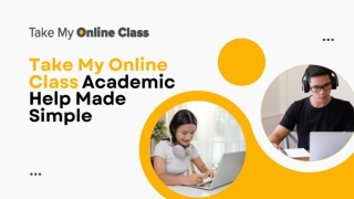 Why Do Students Trust Take My Online Class?
