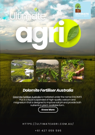 Dolomite Fertiliser Australia