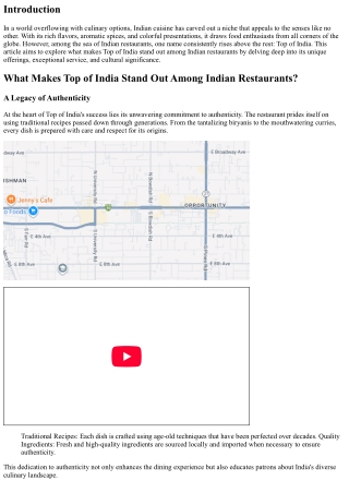 What Makes Top of India Stand Out Among Indian Restaurants?