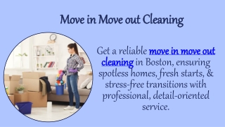 Move in Move out Cleaning