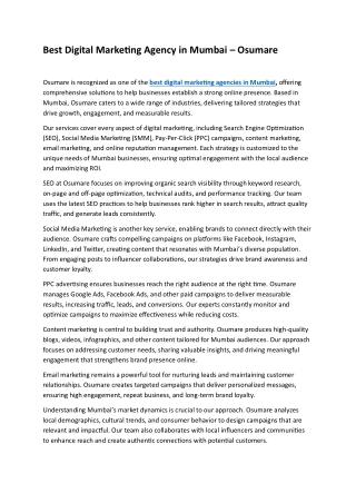 Best Digital Marketing Agency in Mumba1