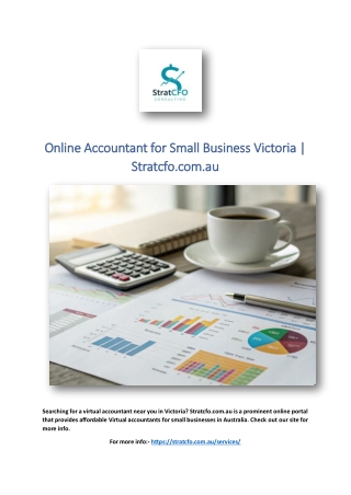 Online Accountant for Small Business Victoria | Stratcfo.com.au