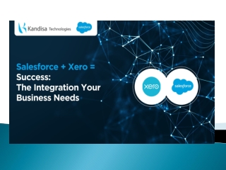 Salesforce and xero success the integration your business needs