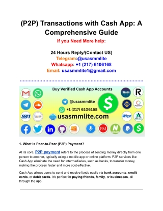 (P2P) Transactions with Cash App_ A Comprehensive Guide