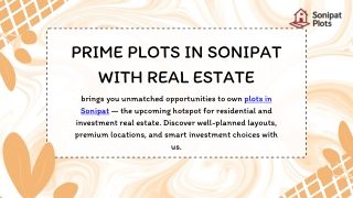 plots in Sonipat