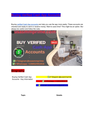 Buying Verified Cash App Accounts