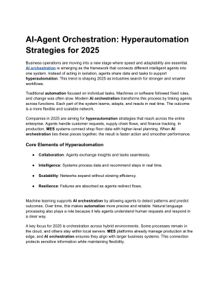 AI-Agent Orchestration_ Hyperautomation Strategies for 2025
