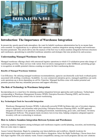 How to Achieve Seamless Integration Among Networks and Storage Facilities