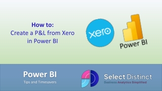 How to Create a P&L from Xero in Power BI