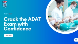 Crack the ADAT Exam with Expert Guidance – DentaBest Canada