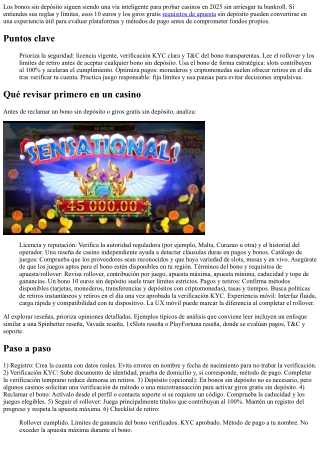 Guía definitiva de bono sin depósito: cómo aprovechar 10 € y giros gratis sin ri