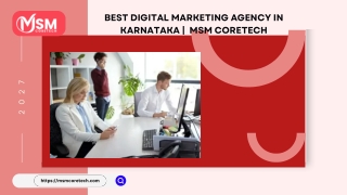 Best Digital Marketing Agency in Karnataka   MSM CoreTech