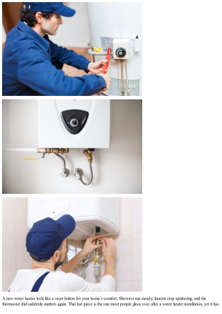How to Set the Right Temperature After Water Heater Installation
