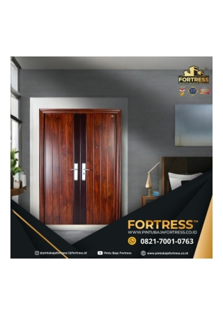 MODERN..!! WA 0821 7001 0763 (FORTRESS) Pintu Baja Ukuran 90X200 Di Yahukimo