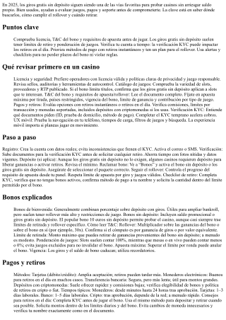 Giros gratis sin depósito en 2025: dónde encontrarlos y cómo liberarlos