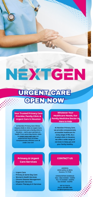 urgent care open now