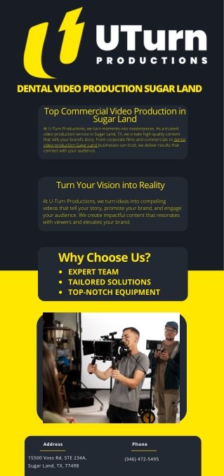 Dental video production sugar land