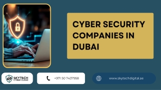 cyber security companies in dubai PDF