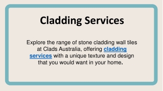 Cladding Services 