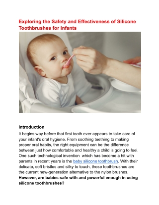 Exploring the safety and effectiveness